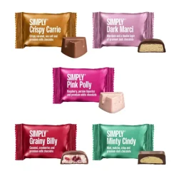 Simply® INSTEAD OF FLOWERS chokoladeæske (400g)><noscript><img width=