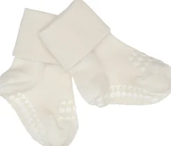 GoBabyGo Skridsikre Strømper Bambus Off white Outlet