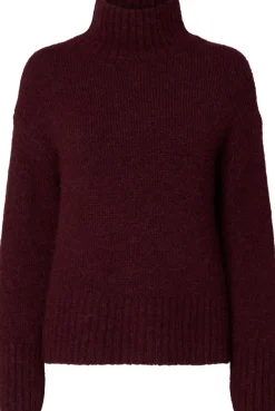 Dame Selected SLFGABRIELLA LS KNIT HIGH NECK NOOS