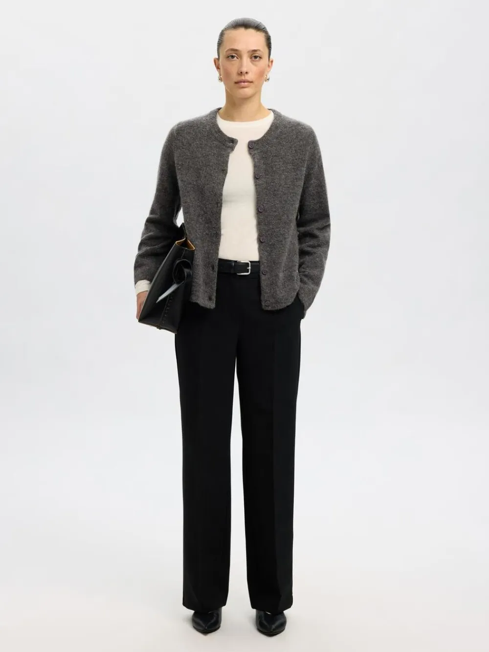 SLFLULU NEW LS KNIT CARDIGAN NOOS>Selected Best