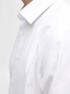 Selected SLHSLIM-PERFORMANCE SHIRT LS NOOS Bright white Discount