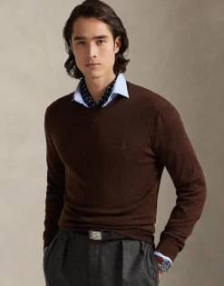Polo Ralph Lauren Slim Fit Washable Wool Crewneck Sweater