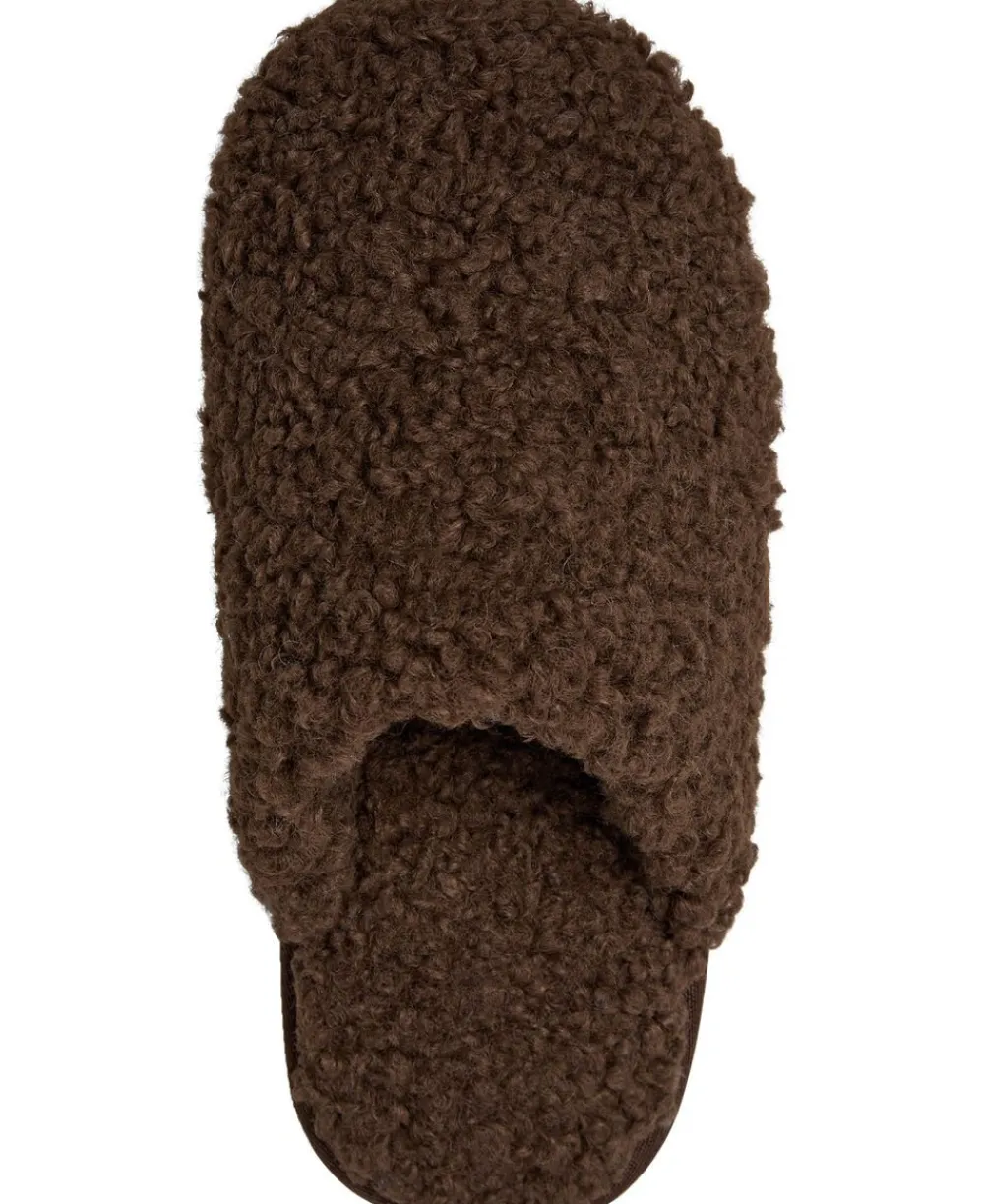 Dame Magasin du Nord Collection Slipper in Curly upper -