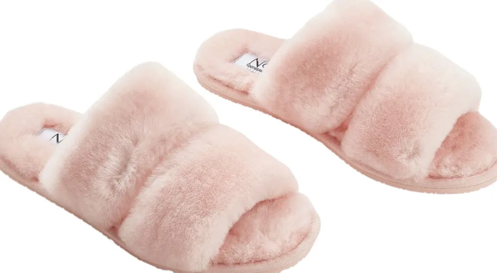 Dame NATURES Collection Slippers Straps (of 100% New Zealand Sheepskin)