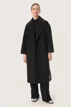 Dame Soaked in Luxury SLRubie Belted Coat