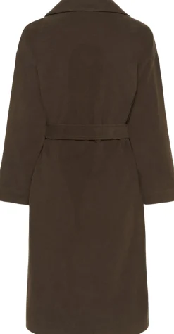 Soaked in Luxury SLRubie Belted Coat Hot fudge Discount