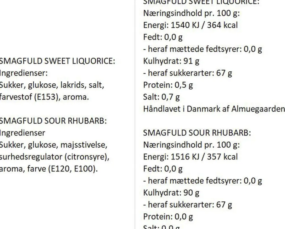 SMAGFULD by Almuegaarden Smagfuld Gavepakning - VERDENS BEDSTE (sort/rød)