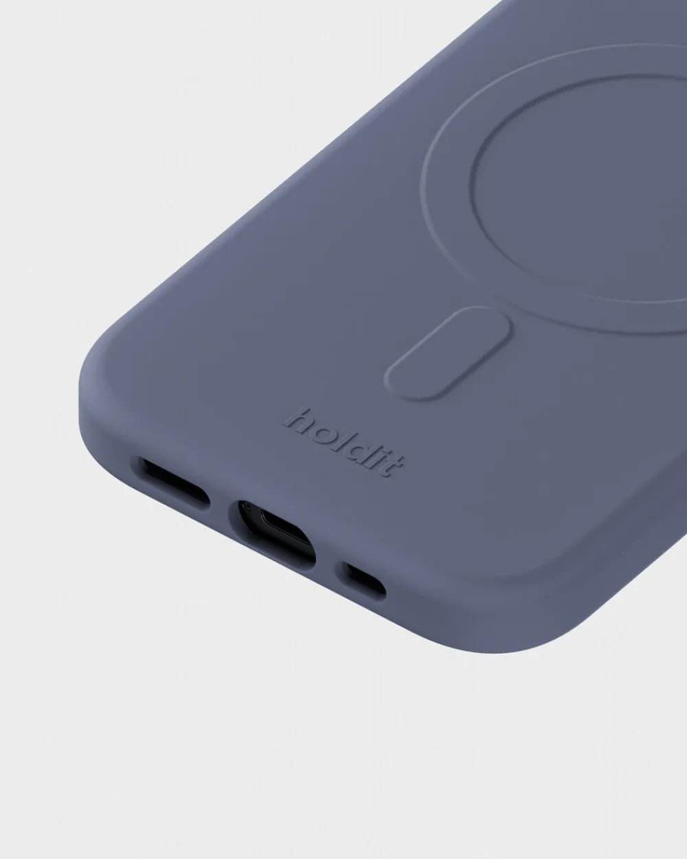 HoldIt Soft Magsafe Case iPhone 15/14/13 Pacific Blue Blå