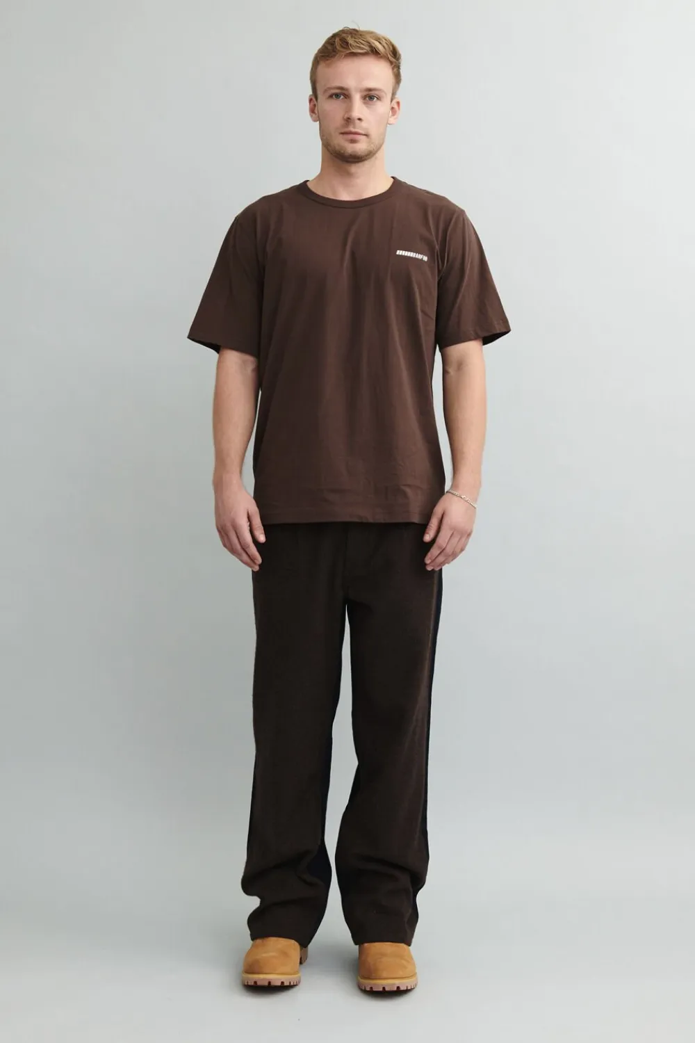 Squares short sleeve t-shirt Organic>Barfod Clearance