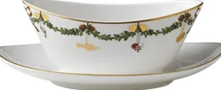 Royal Copenhagen Stjerne Riflet Jul sovseskål 43 cl.
