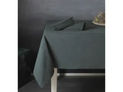 Bastian Stofserviet 45 x 45 cm Forest green 100% ny bomuld