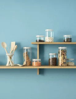 RIG TIG STORE-IT opbevaringsglas 1 l, light grey