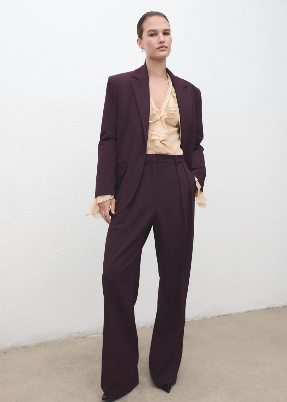 Straight-fit suit jacket>MANGO Hot