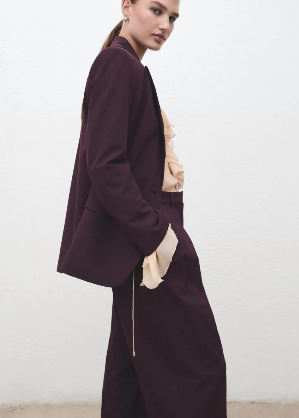 Straight-fit suit jacket>MANGO Hot