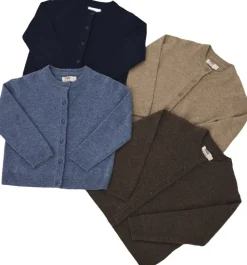Magasin du Nord Collection Strikka RWS wool & cashmere cardigan Dark brown melange Clearance