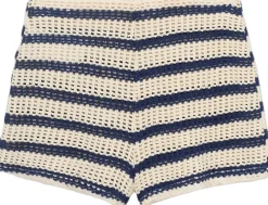 Striped crochet shorts><noscript><img width=