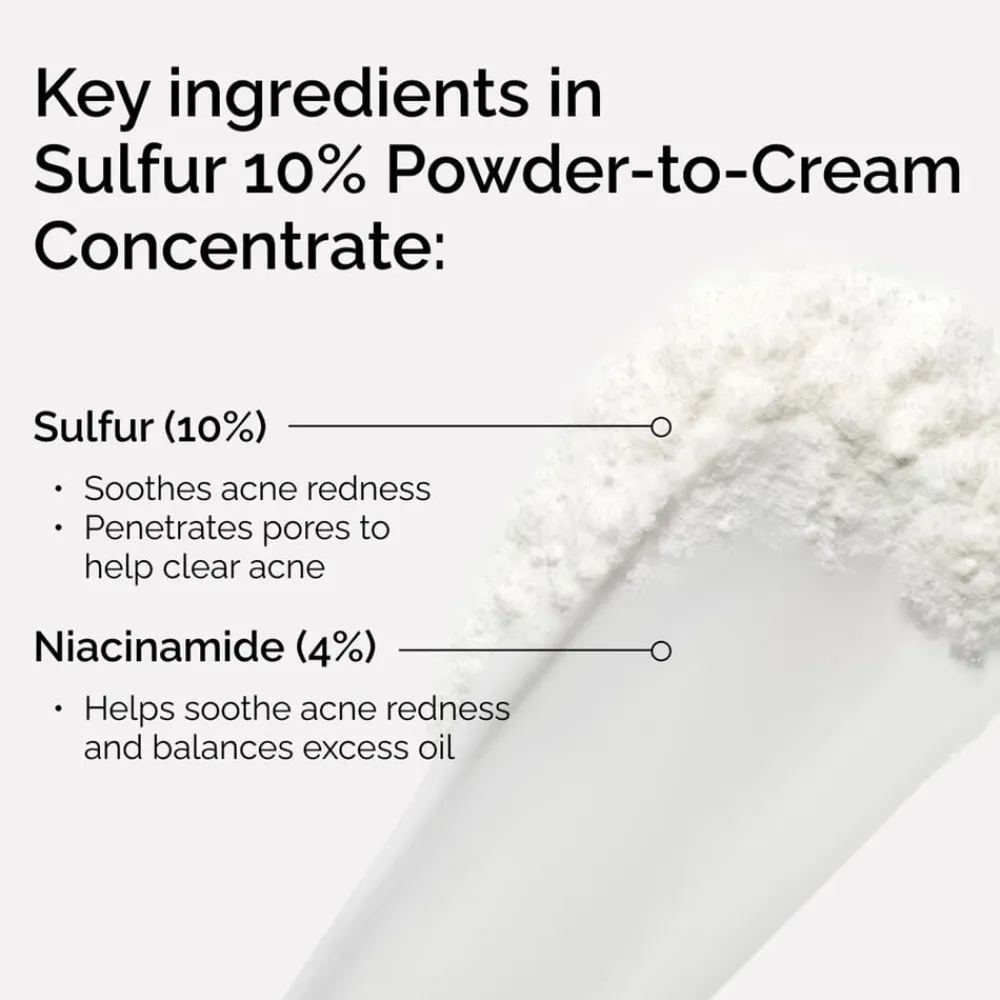 The Ordinary Sulfur 10% Powder-to-Cream Concentrate