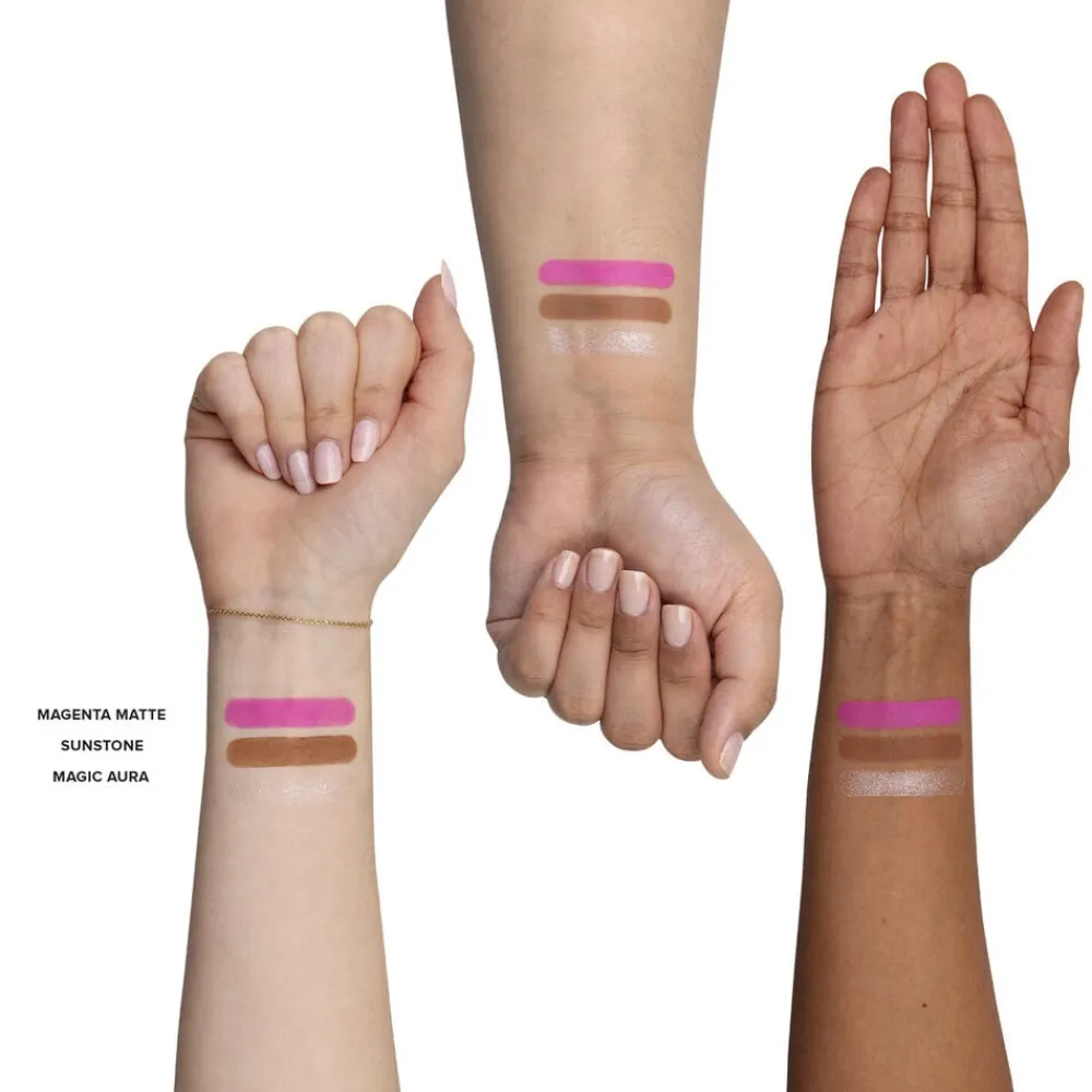 Sunpink Glow Sæt - Makeupsæt i æske>Nudestix Best