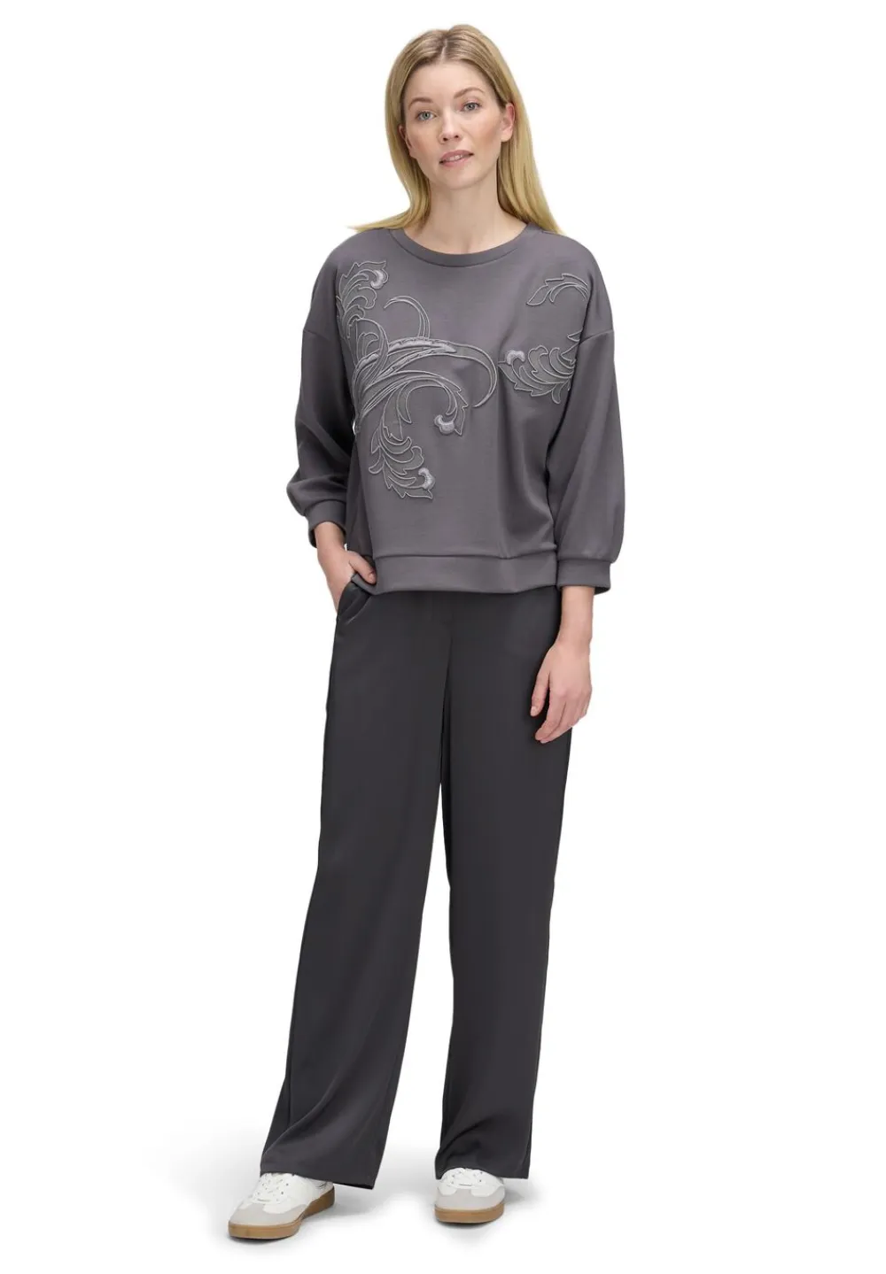 Dame Betty Barclay Sweat Kurz 3/4 Ar