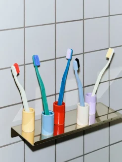 Hay Tann Toothbrush-Off-white and red