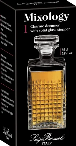 Luigi Bormioli Textures karaffel klar 75 cl L8,5cm B8,5cm H20,7cm Clearance