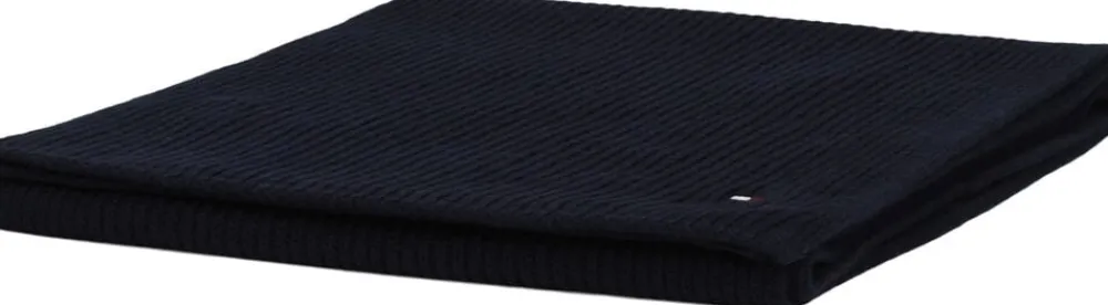 TH FLAG PIMA COTTON CASH SCARF>Tommy Hilfiger Online