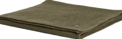 Tommy Hilfiger TH FLAG PIMA COTTON CASH SCARF Foxhunt green Clearance