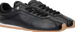 TH Monogram Low Profile Leather Trainers>Tommy Hilfiger Outlet