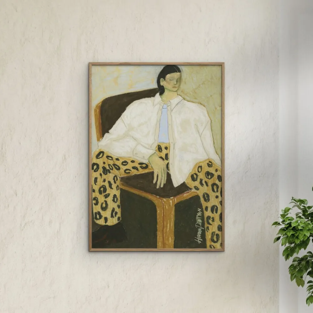 Poster & Frame The Poster Club x Hanna Peterson - Fashion Diva 02 Flerfarvet Outlet