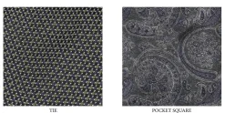 Tie & Pocket Square>Amanda Christensen Hot