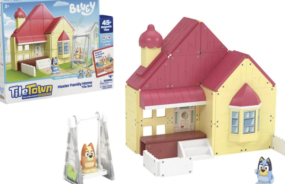 Legetøj Tile town Bluey House Hot