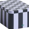 Hay Tin Container-Small-Dark blue and l Online