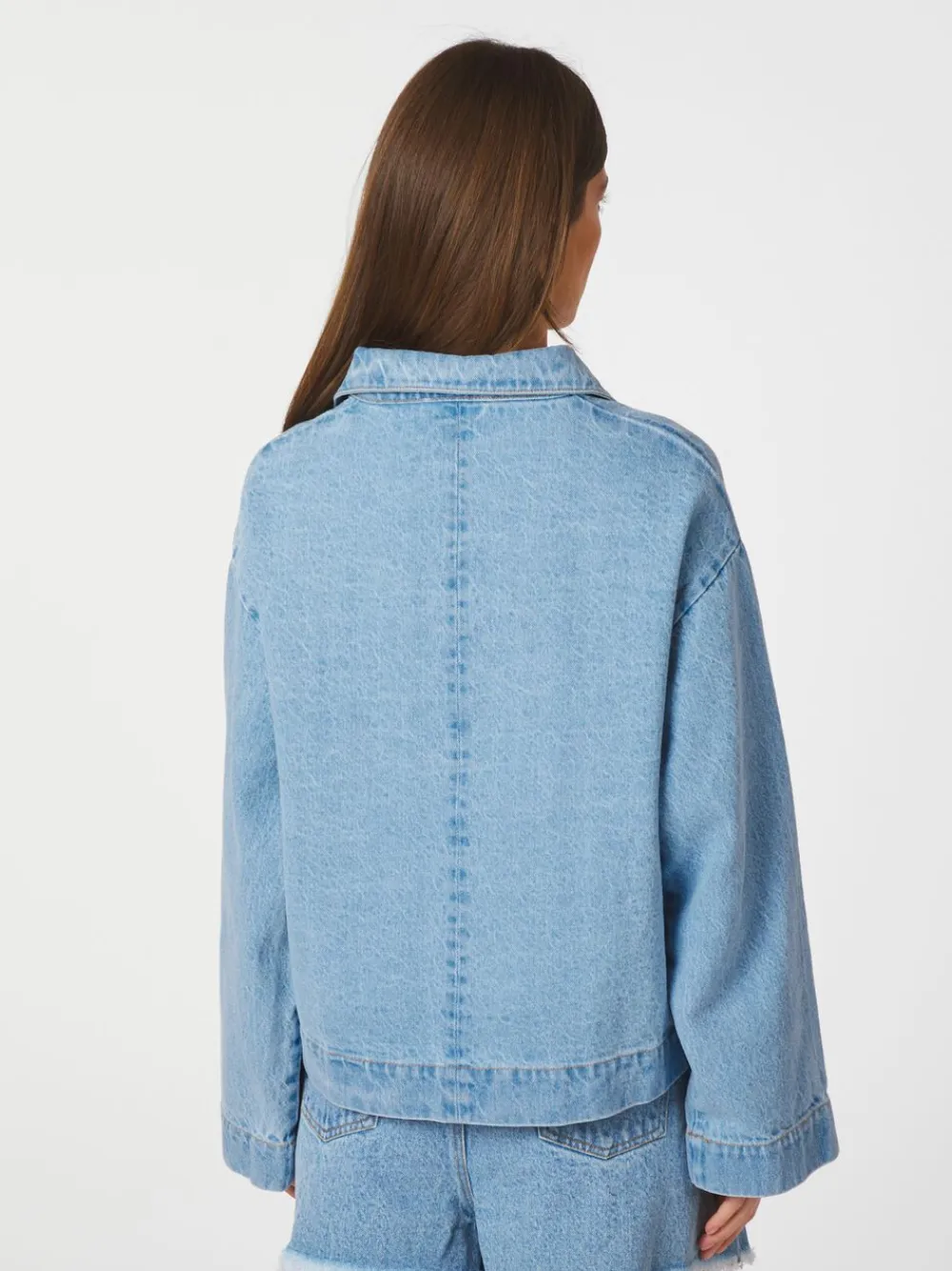 Neo Noir Titan Denim Jacket Light blue Hot
