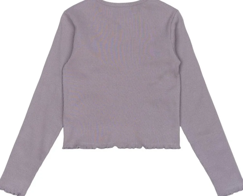 The New TNPerrin Short L_S Rib Tee Gray ridge Online