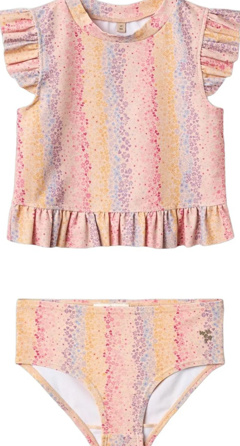 Wheat Todelt Badesæt Alma Multi rainbow Sale