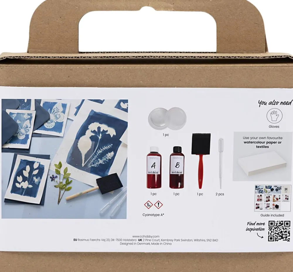 Børn Creativ Company Tool Kit Cyanotypi, Tilbehør