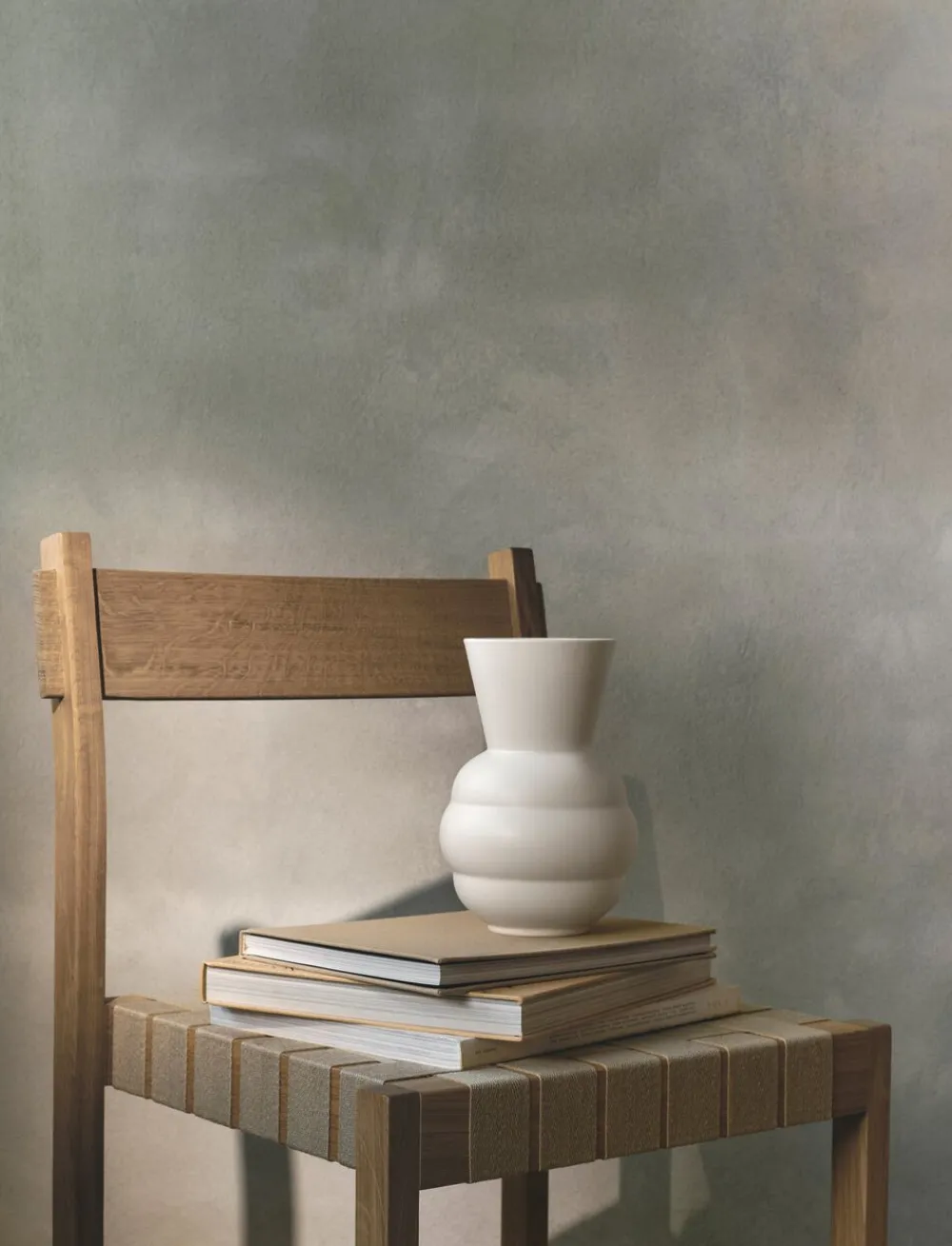 Knabstrup Keramik Tortus Archie vase No1 white