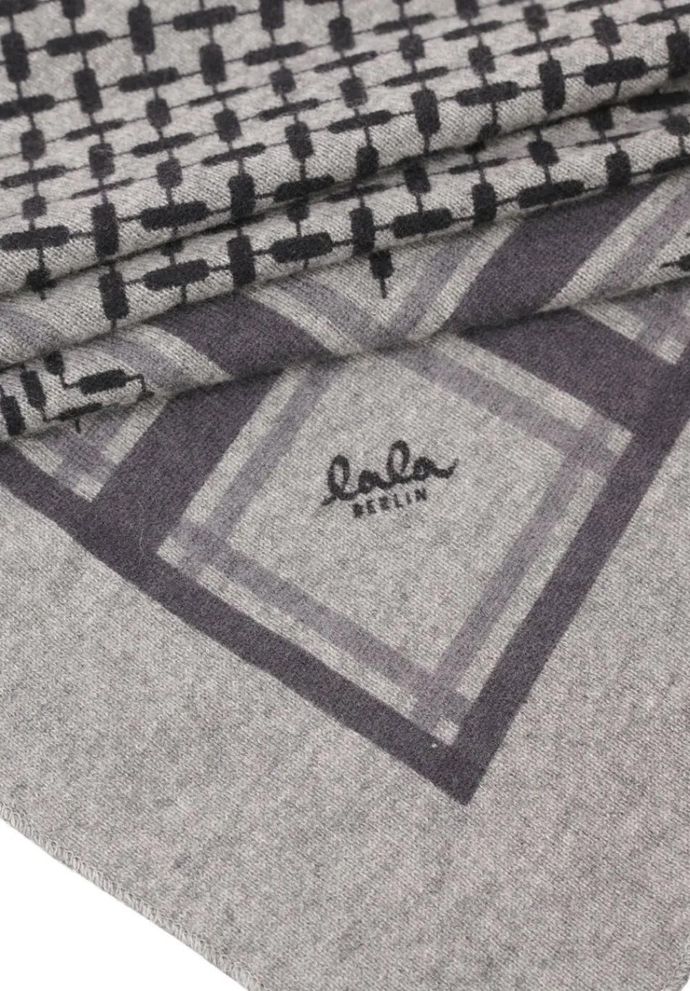Lala Berlin Triangle Trinity Classic M - 100% cashmere City middlegrey melange Discount