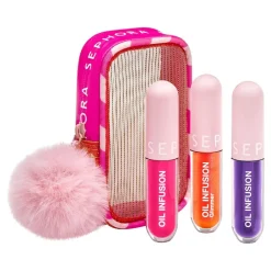 TRIO OF MOISTURIZING LIP OILS - Læbeplejesæt>Sephora Collection Best