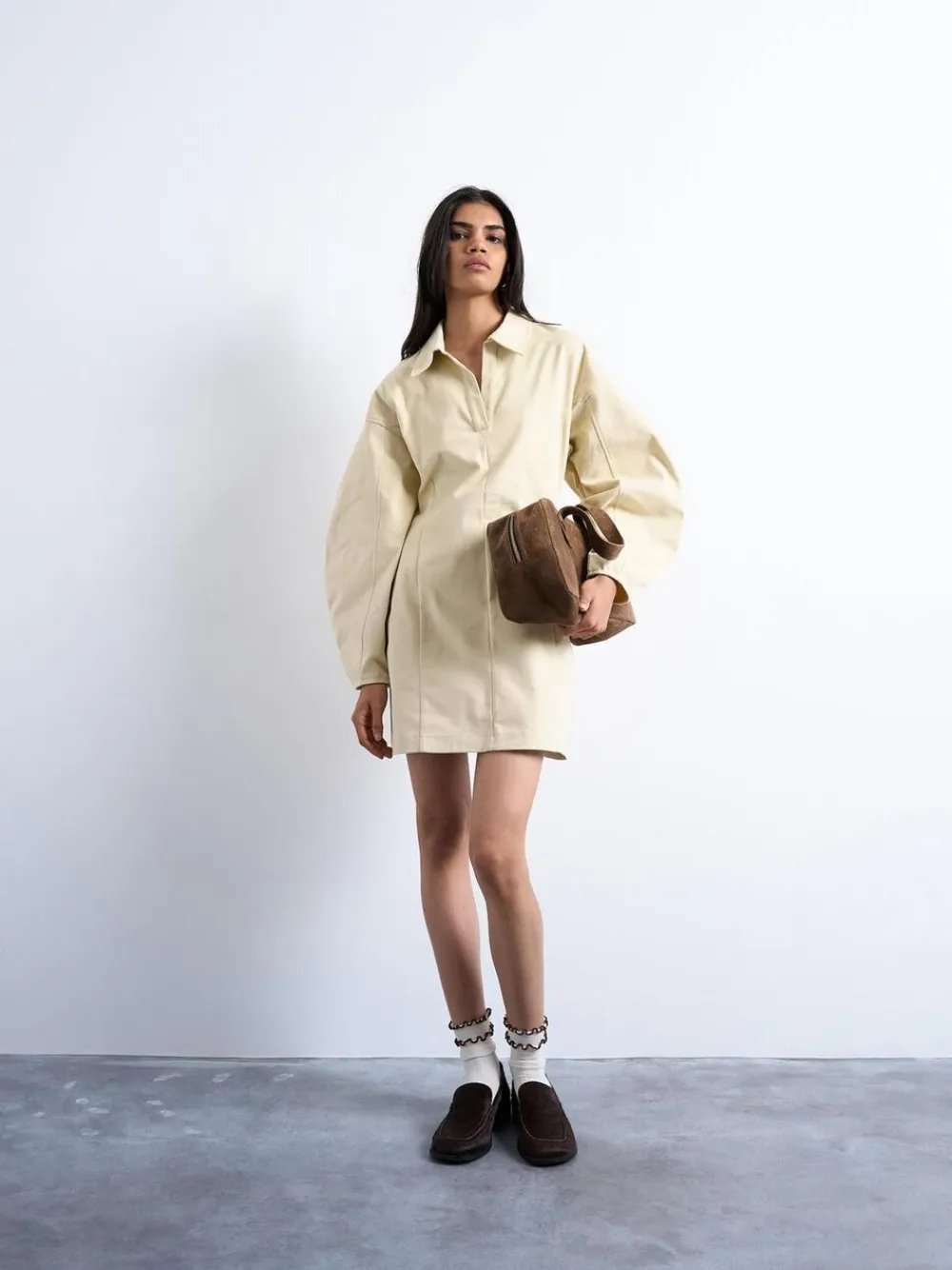 TSDANIA STRUCTURED MINI DRESS - COTTON>Topshop Best