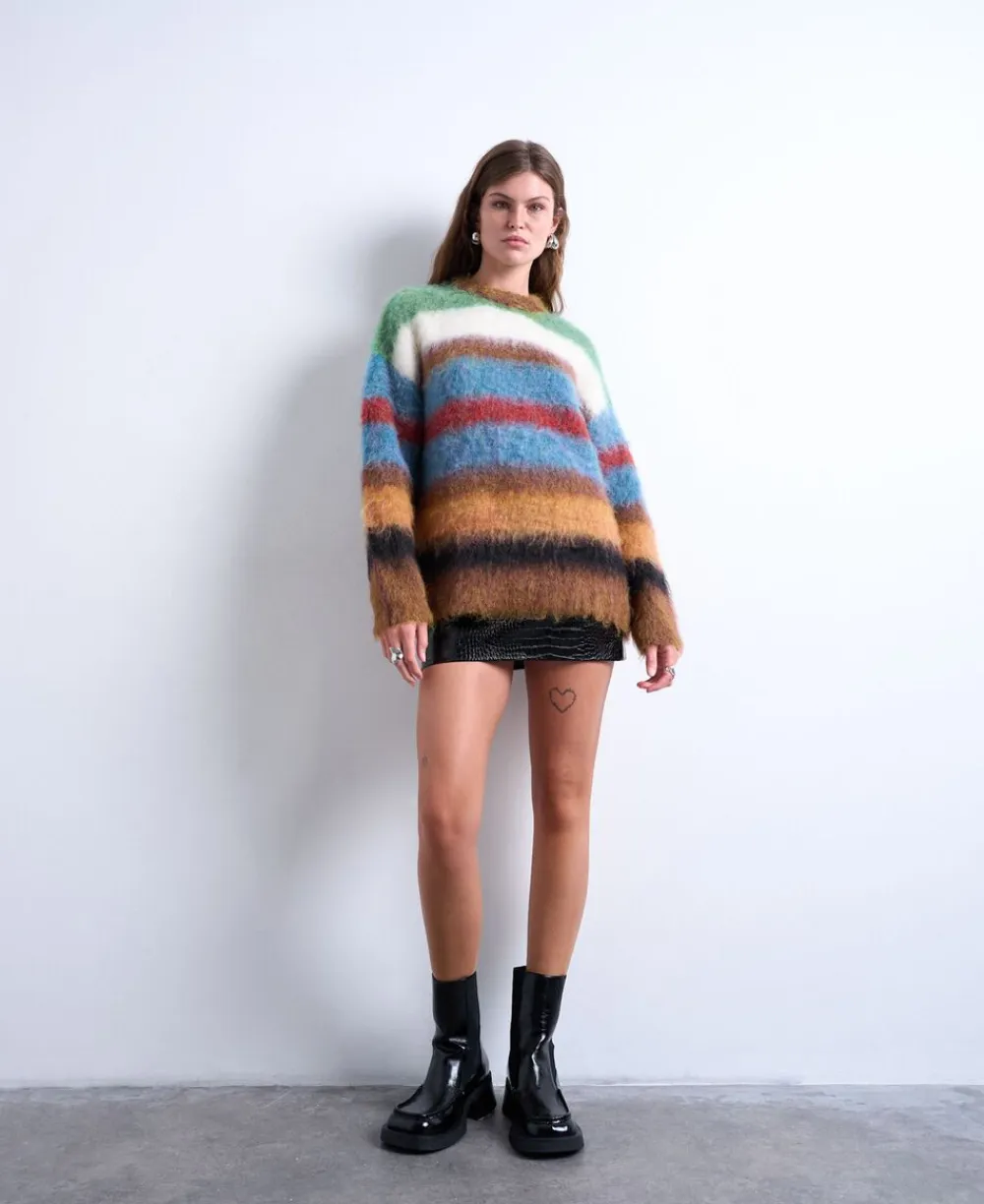 TSKELLY LS FLUFFY PULLOVER>Topshop Best