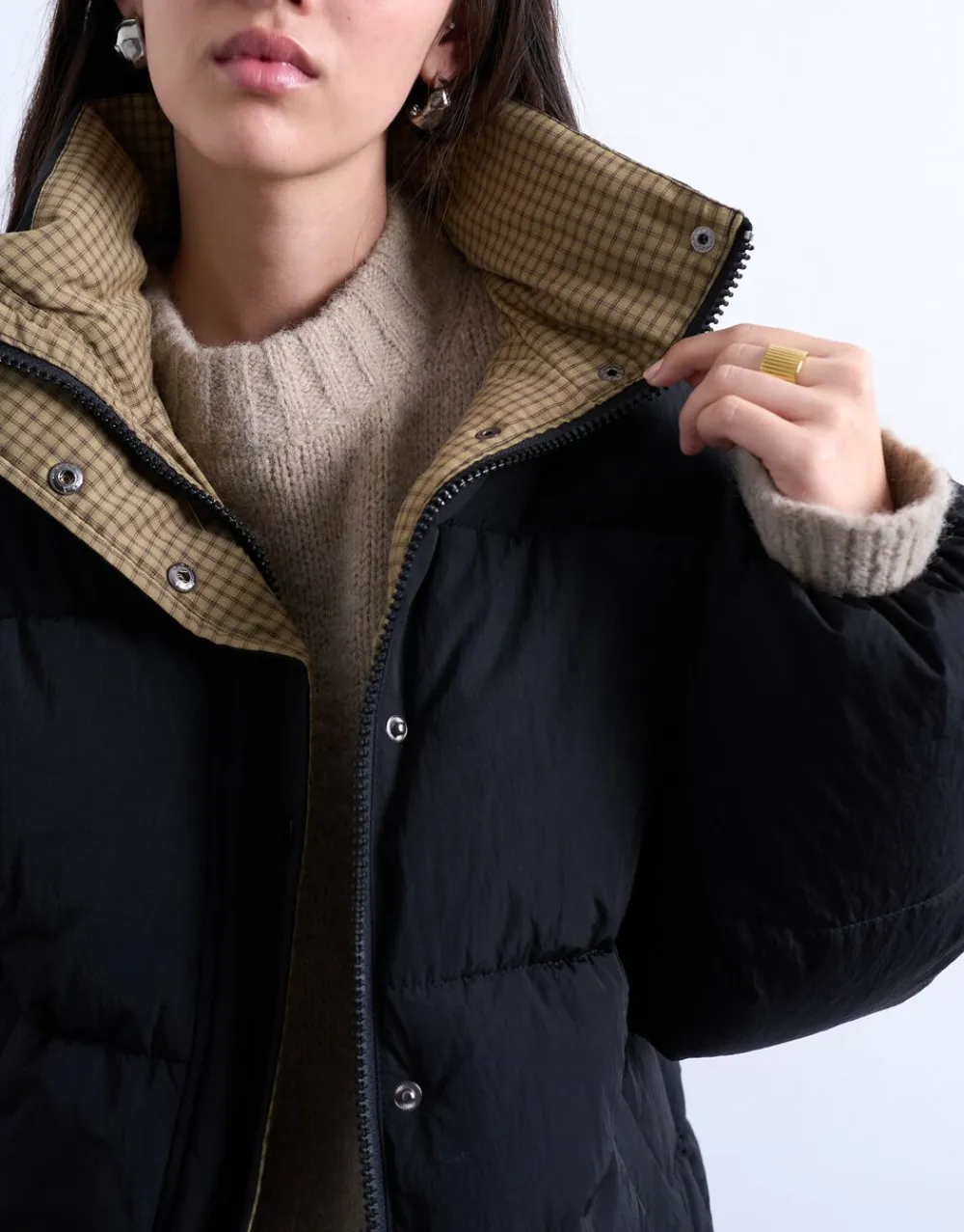TSRILEY PUFFER JACKET>Topshop Clearance