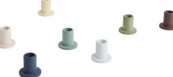 Hay Tube Candleholder Concrete-Small