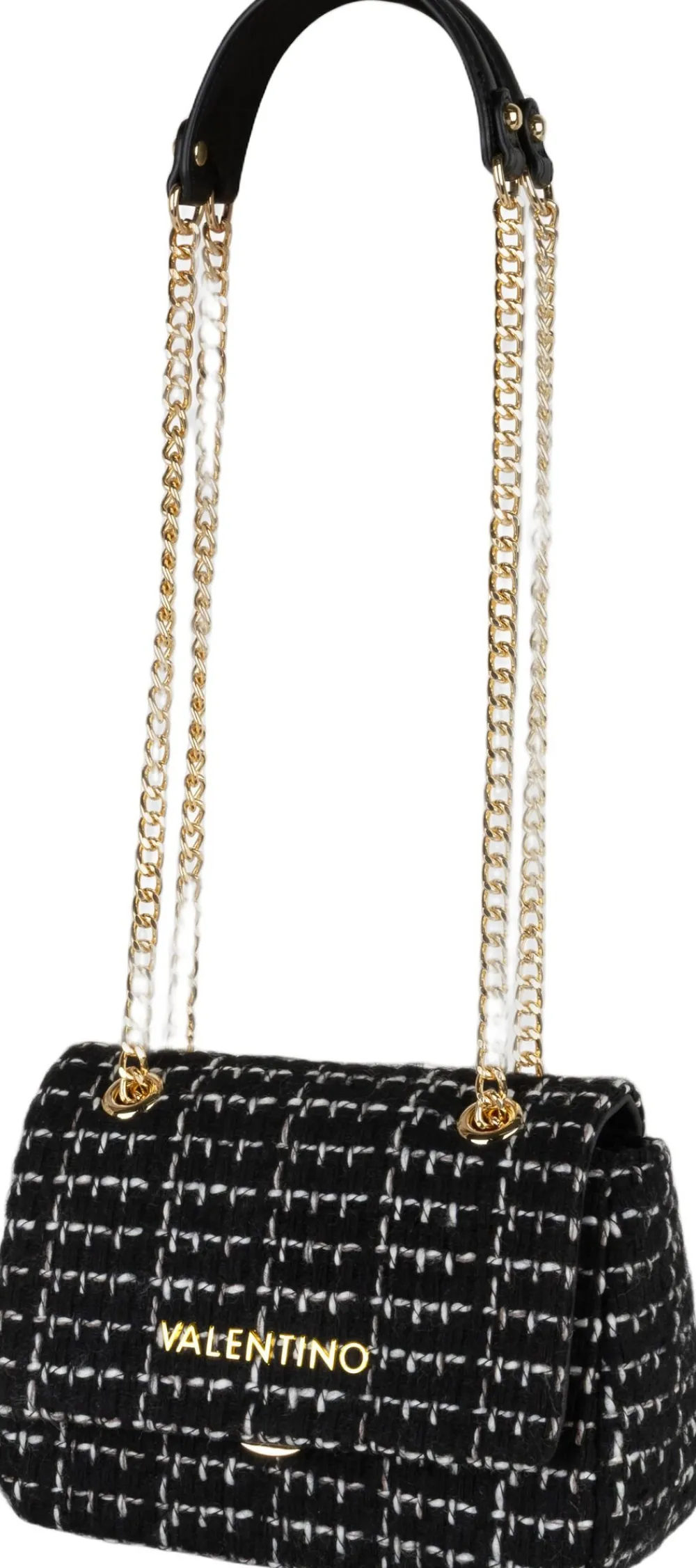 Dame Valentino Bags Tweed skuldertaske