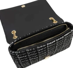 Valentino Bags Tweed skuldertaske Nero/multicolor New