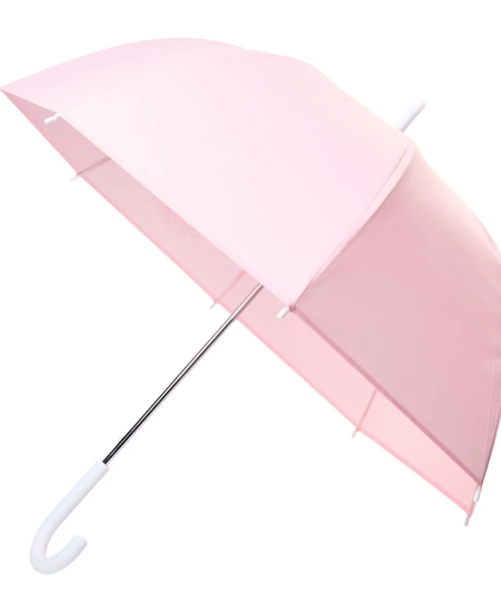 Magasin du Nord Collection Umbrella Transparent Dome White Logo Pink Best