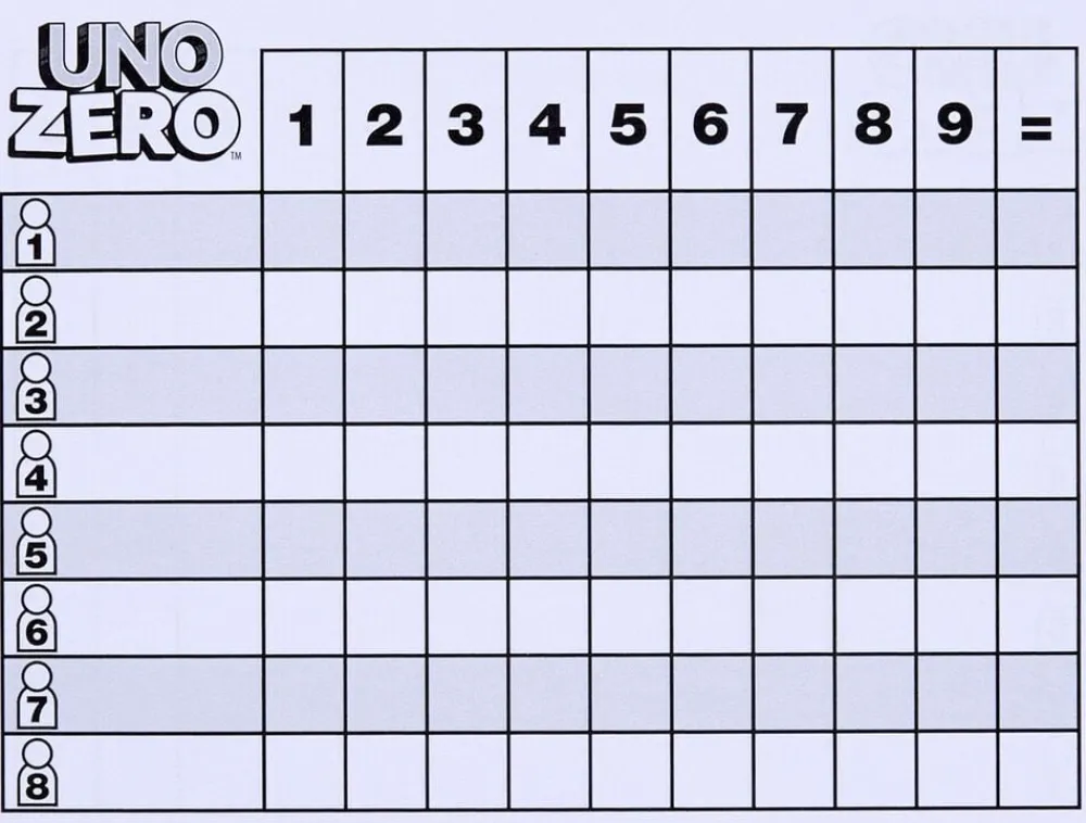 Børn Mattel Games UNO Zero