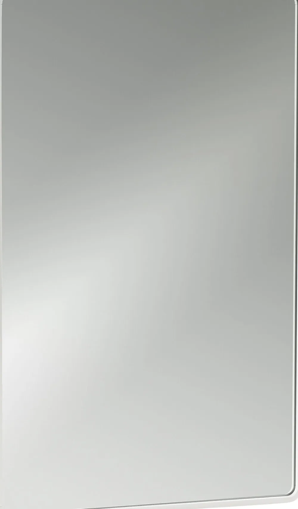 Zone Vægspejl Rim 70x44 cm White