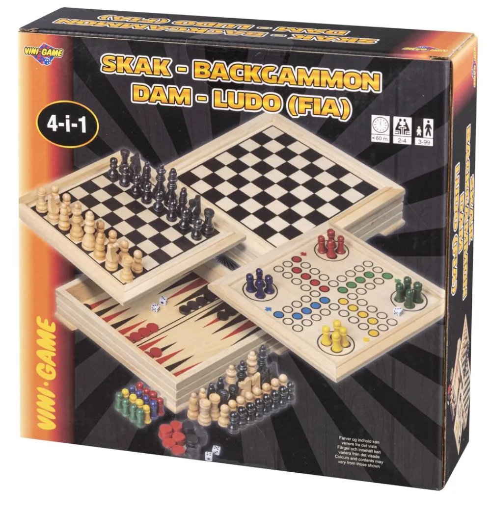 VINI 4 I 1 TRÆSPIL mREGLER>VINI GAME New