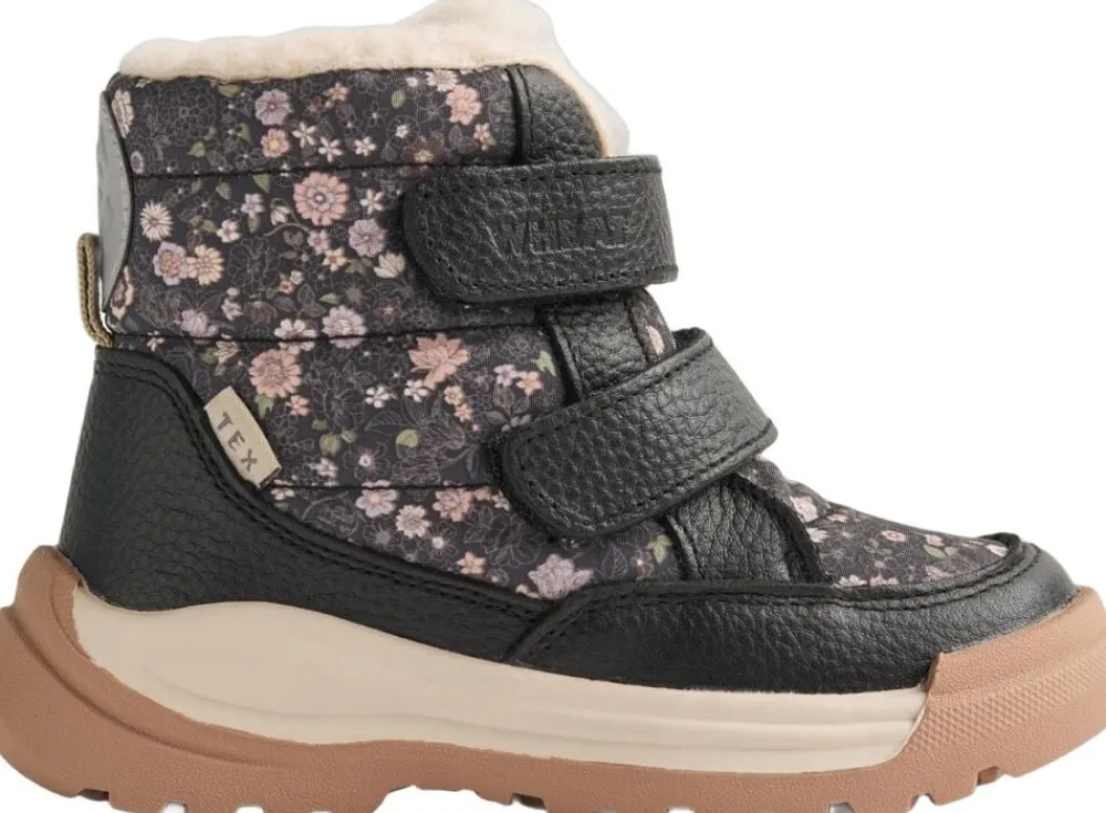 Wheat Vinterstøvle Millas Tex Sort Outlet